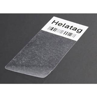 Etiket wit transparant Etiketten voor thermotransferprinter Montagemethode: Plakken Wit/transparant HellermannTyton TAG9TD3-323-WHCL-323-CL/WH 596-09320 1 stuks 4031026213651