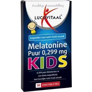Melatonine kinderen Lucovitaal Kids Puur 0.299 Mg (30tb) 8713713042473