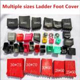 Ladder rubber Multiple Sizes 4pcs Non-slip Aluminum Foot Cover Oval Pipe Plugs Floor Protector Pad Table Dust Leg Cap