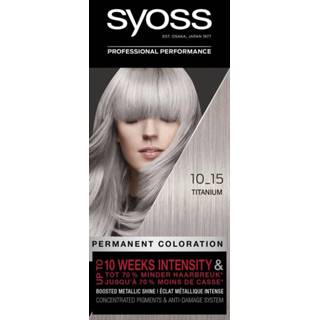 Syoss Permanent Coloration 10-15 Titanium