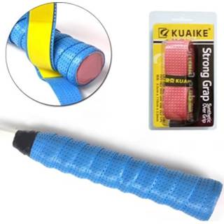 Badmintonracket active Dubbellaagse zweetabsorberende antislipband voor / hengel, levering in willekeurige kleur (110 x 2,5 cm)