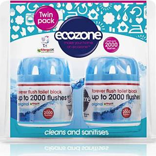 Toiletblok blauw Ecozone Blijvend Toilet Blok 2000 - Duo Pack 5060101531396