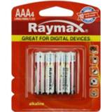 Batterij alkaline Raymax AAA Batterijen - LR03 4 Stuks 8717729118726