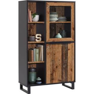 👉 Vitrine kast bruin Vitrinekast ZUNDERT 4260633840022