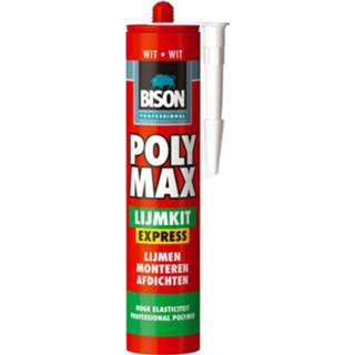 👉 Lijmkit active wit Bison Polymax - Koker 435 gr