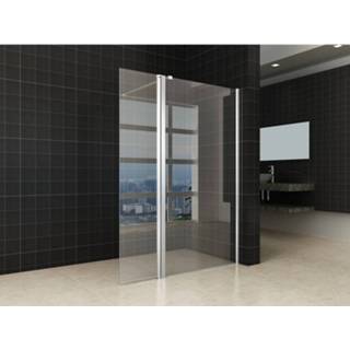 👉 Zijwand glas active Saniville met scharnierprofiel 300x2000 10mm NANO