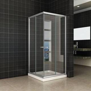 Hoekin stap douchecabine glas active Wiesbaden eco hoekinstap 5mm 800x800x1900 helder 8719323030947