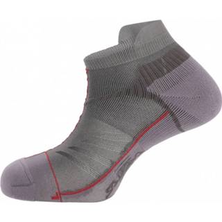 👉 Salewa - Lite Trainer Socks - Multifunctionele sokken maat 35-37, grijs