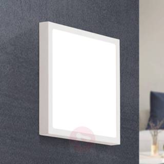 👉 Plafond lamp wit a+ LED plafondlamp Vika in vierkante vorm, 30 cm