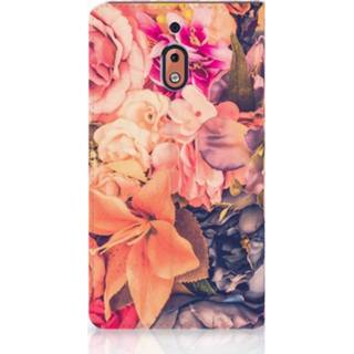 👉 Standcase Nokia 2.1 2018 Hoesje Design Bosje Bloemen 8720091079984