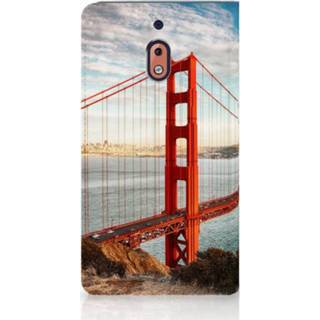 👉 Standcase Nokia 2.1 2018 Hoesje Design Golden Gate Bridge 8720091260610