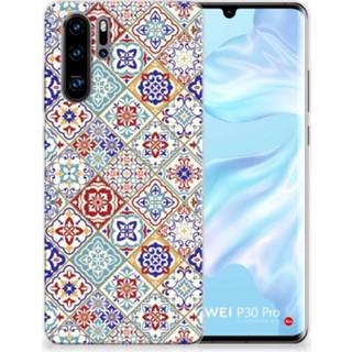 👉 Huawei P30 Pro Uniek TPU Hoesje Tiles Color 8720091364127