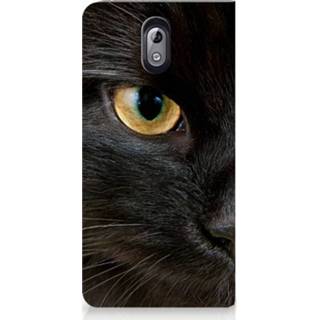 👉 Standcase zwarte Nokia 3.1 (2018) Uniek Hoesje Kat 8720091368422