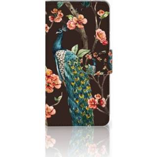 👉 Samsung Galaxy S6 Edge Boekhoesje Design Pauw met Bloemen