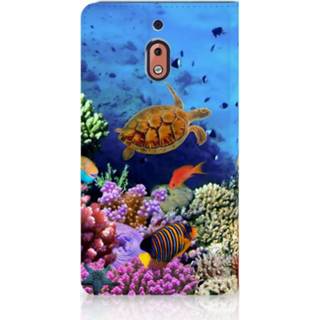 👉 Standcase Nokia 2.1 2018 Hoesje Design Vissen 8720091517257