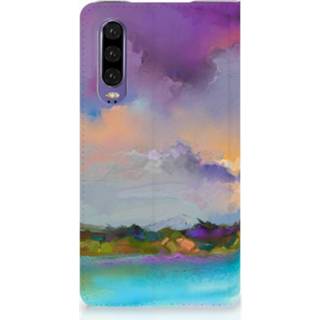 👉 Standcase Huawei P30 Uniek Hoesje Boat 8720091519916