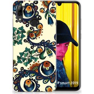 👉 Huawei P Smart 2019 TPU Hoesje Design Barok Flower 8720091651098