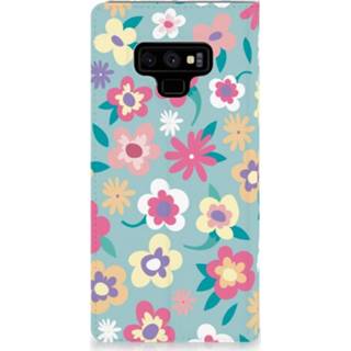 👉 Standcase Samsung Galaxy Note 9 Hoesje Design Flower Power 8720091909007