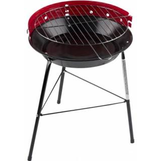 Rode metaal grillbarbecue van