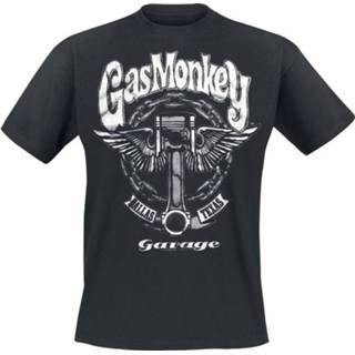 👉 Shirt zwart XXL male Gas Monkey Garage Big Piston T-shirt 7333060490140