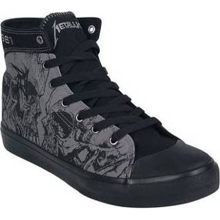 👉 Sneakers zwart grijs high Metallica EMP Signature Collection grijs-zwart 4060587081157