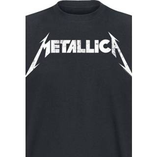 👉 Shirt T-Shirt zwart Metallica Textured Logo 5056187705691