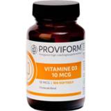 Vitamine gezondheidsproducten gezondheid Proviform D3 10mcg 100 softgels 8717677121342
