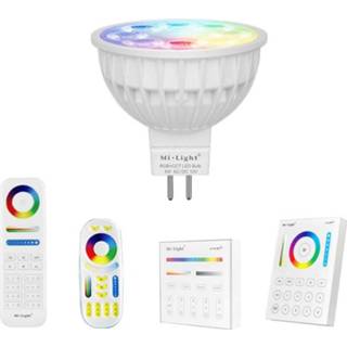 👉 Afstands bediening RGBWW LED spot met afstandsbediening 4W MR16 fitting 1 tot 4 spots