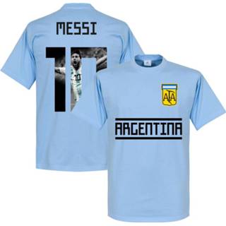 👉 Shirt blauw Argentinië Messi 10 Gallery Team T-Shirt - Licht