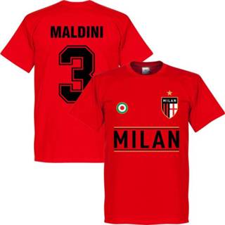 👉 Shirt rood XS s m l XL XXL XXXL XXXXL AC Milan Maldini Team T-Shirt - 5059067092140 5059067092126 5059067092119 5059067092102 5059067092133