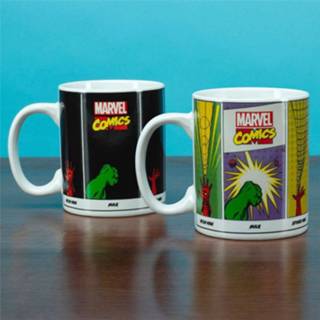 👉 Marvel Comics Heat Change Mug Super Powers 5055964723002