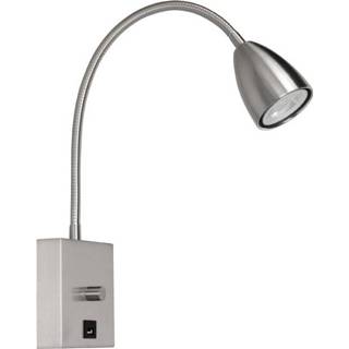 👉 Wandlamp RVS Malmö incl. Dimmer & USB 8718379034008