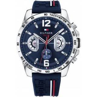 👉 Horlogeband blauw Tommy Hilfiger TH-320-1-14-2382 / TH1791476 TH679302205 Rubber 22mm 8719217174931
