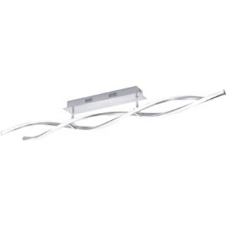 👉 Wit RVS Paul Neuhaus POLINA 9143-55 LED-plafondlamp 20 W Warm-wit (geborsteld) 4012248285640