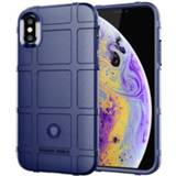 Blauw active Iphone X/XS hoes - Heavy Armor TPU Bumper 8719793024477