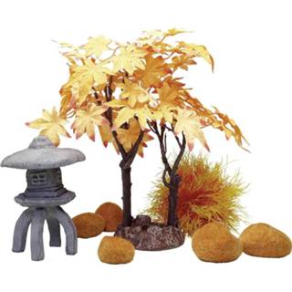 👉 Ornament oranje bruin Biorb Decor Set Herfst - Aquarium Oker Lichtbruin