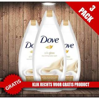👉 Douchecrème active Dove Silk Glow Douchecreme 750 ml - 3 Pack Voordeelverpakking + Oramint Oral Care Kit 6 Delig 8945004483263