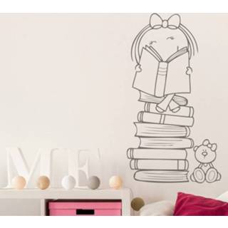 👉 Muursticker nederlands kinderen Stickers onderwijs kindje en boeken
