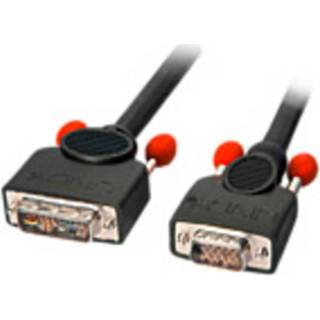 👉 Zwart LINDY DVI / VGA Aansluitkabel [1x DVI-stekker 12+5-polig - 1x VGA-stekker] 3 m 4002888411974