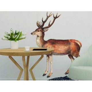 👉 Muursticker nederlands Muurstickers dieren vintage design deer