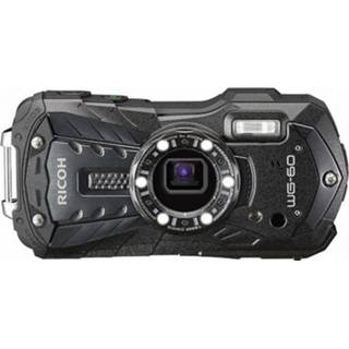 👉 Digitale camera zwart Ricoh WG-60 16 Mpix Zoom optisch: 5 x Waterdicht, Stofdicht 27075300859