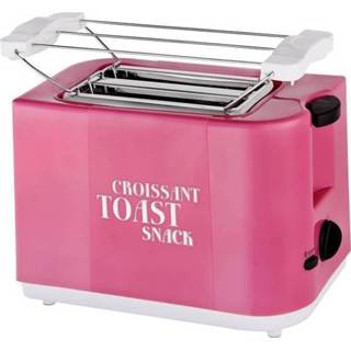 👉 Broodrooster roze TKG Team Kalorik TO 46 P Kabelgebonden, Met broodrekje, handmatige temperatuursinstelling 5413346338112