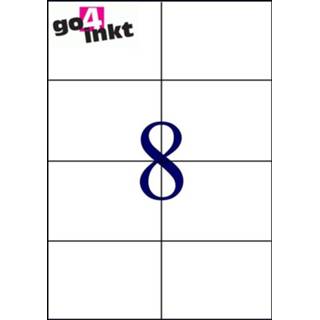 👉 Etiket A4 Etiketten (e) 6/vel 210mm x 49,4mm (100 st)