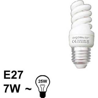 👉 Spaar lamp E14 Spaarlamp Spiraal 7W T2 Warm