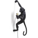 👉 Kunststof zwart Seletti Monkey Outdoor Lampresin Hanging 8008215149196