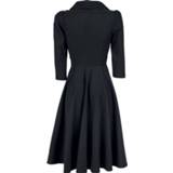 👉 Dress zwart medium- jurk H&R London Glamorous Velvet Tea 4031417779858