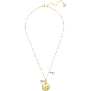 👉 Swarovski 5462580 Ketting Ocean Sand Coin goudkleurig 38-42 cm