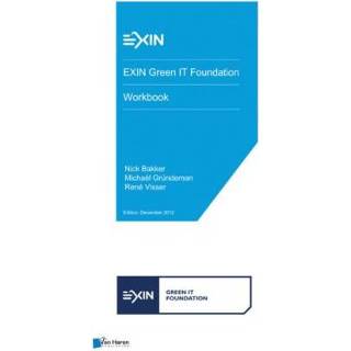 👉 Donkergroen Exin Green It Foundation Workbook - Johannes W. Van Den Bent 9789401802543