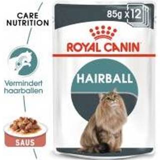 👉 Hairball 24 x 85 g Royal Canin care in saus Kattenvoer 9003579000410