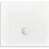 👉 Douchebak wit acryl glans Xenz Flat zelfdragende 100x100x3.5 cm